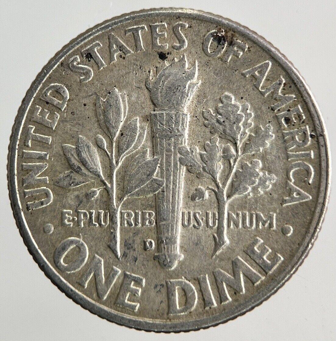 1962-D US USA Roosevelt Dime Silver Coin | Very High Grade