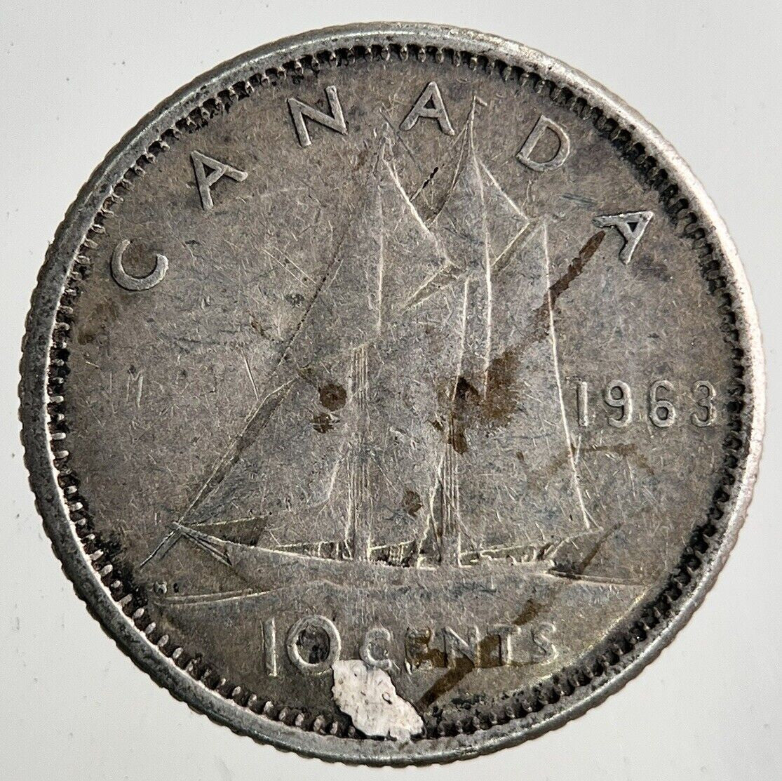 1963 Canada 10 Cents Silver Coin | Collectable Grade