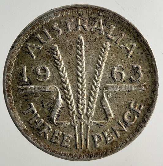 1963 Australia Threepence Silver Coin | Fine Collectable Grade