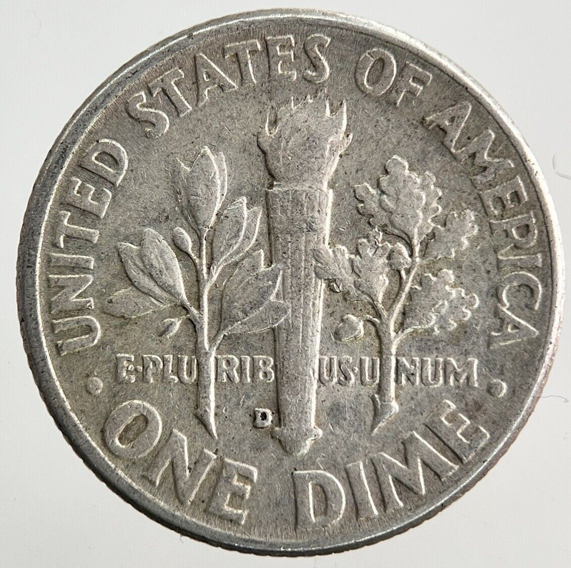 1962-D US USA Roosevelt One Dime Silver Coin | Fine Collectable Grade