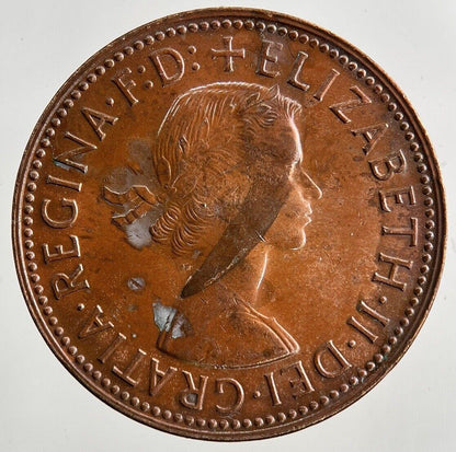 1963 Australia Half-Penny Coin | Fine Collectable Grade