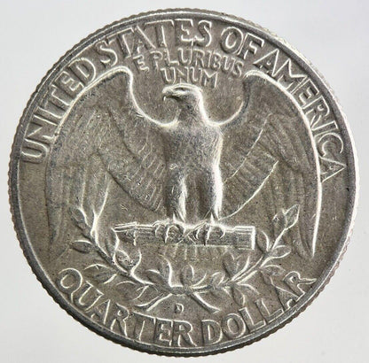 1962-D US USA Quarter Dollar Silver Coin | Very High Grade