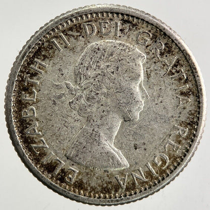 1963 Canada 10 Cents Silver Coin | Fine Collectable Grade