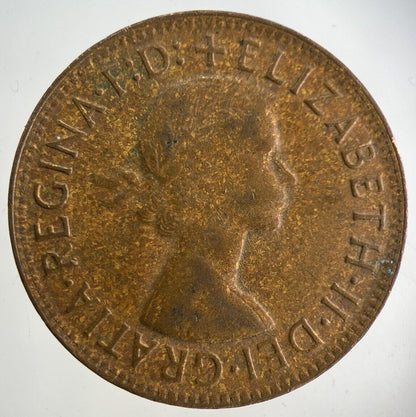 1963 Australia One Penny Coin | Fine Collectable Grade