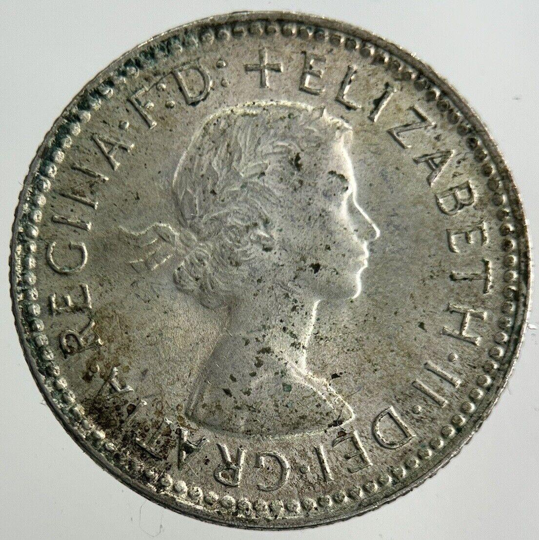 1963 Australia Sixpence Silver Coin | Very Fine Grade