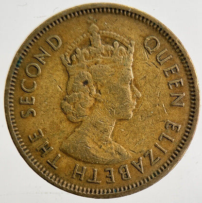 1963 Hong Kong 10 Cents Coin | Fine Collectable Grade | a4760