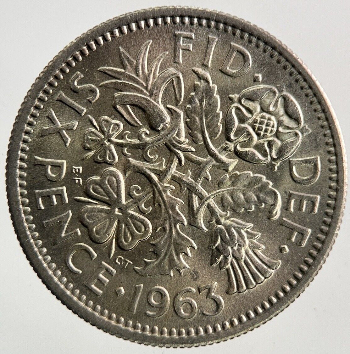 1963 Elizabeth II 2nd Sixpence Coin | Very High Grade