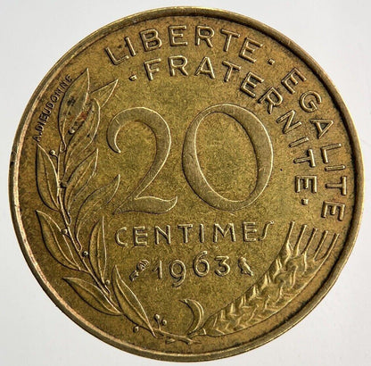 1963 France 20 Francs Coin | Fine Collectable Grade