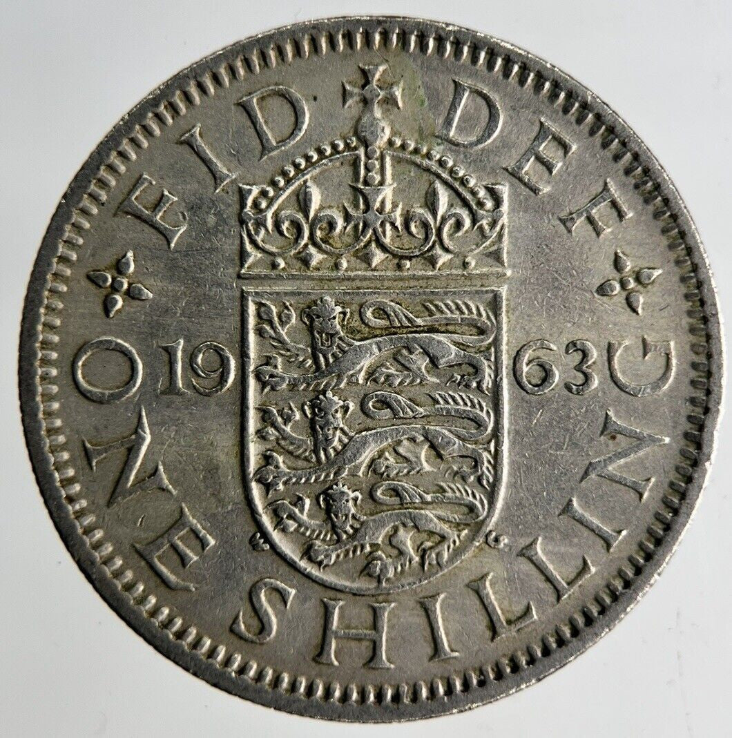 1963 Elizabeth II 2nd One Shilling Coin | Fine Collectable Grade