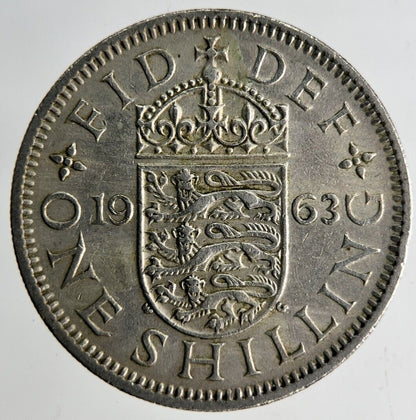 1963 Elizabeth II 2nd One Shilling Coin | Fine Collectable Grade