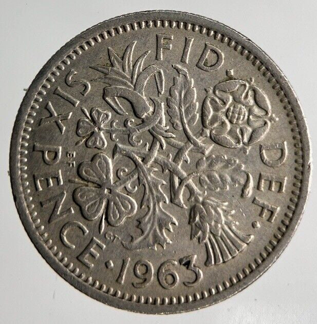 1963 Elizabeth II 2nd Sixpence Coin | Fine Collectable Grade