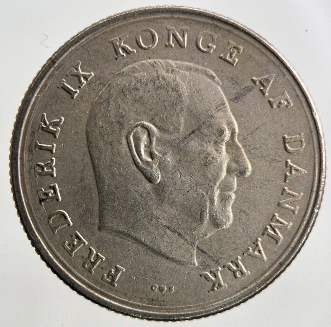1963 Denmark 1 Krone Coin | Fine Collectable Grade