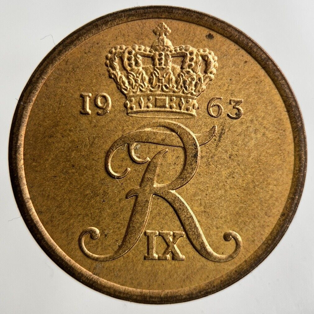 1963 Denmark 5 Ore Coin | Fine Collectable Grade