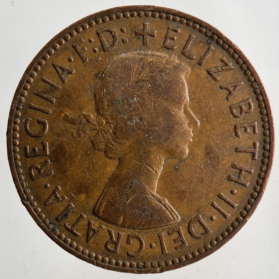 1963 Elizabeth II 2nd Half-Penny Coin | Fine Collectable Grade
