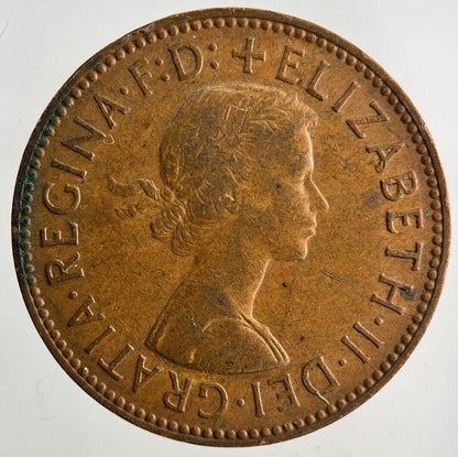 1963 Elizabeth II 2nd Half-Penny Coin | Fine Collectable Grade