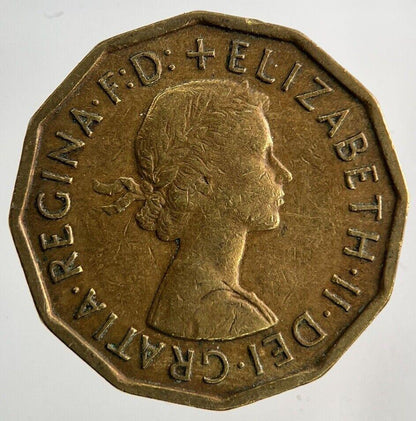 1963 Elizabeth II 2nd Brass Threepence Coin | Fine Collectable Grade