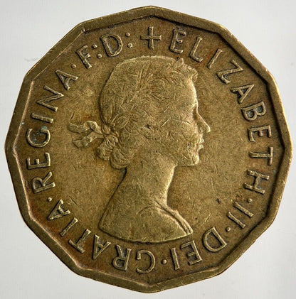 1963 Elizabeth II 2nd Brass Threepence Coin | Fine Collectable Grade