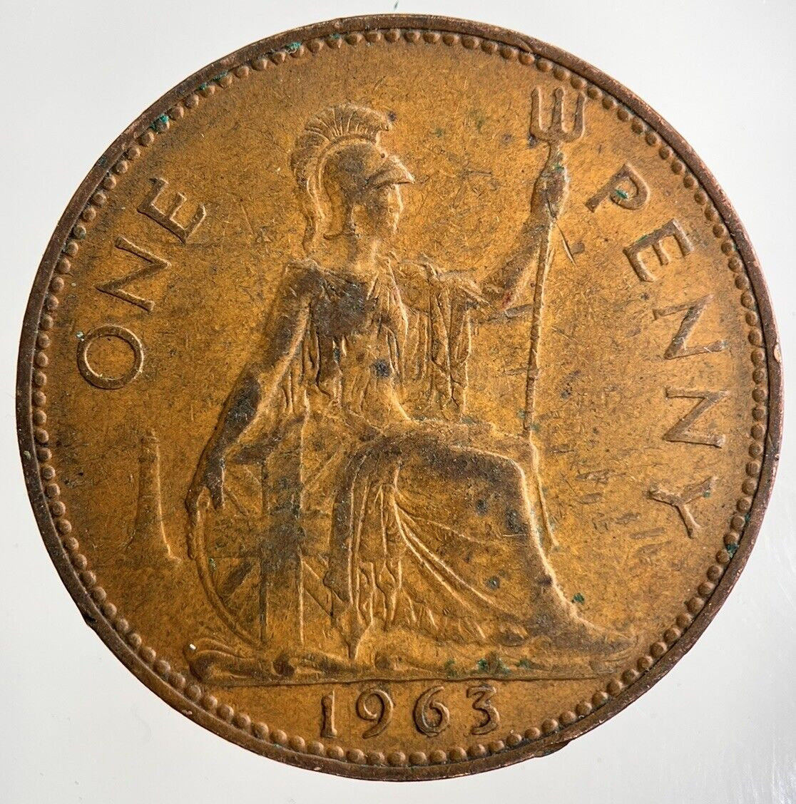1963 Elizabeth II 2nd One Penny Coin | Fine Collectable Grade