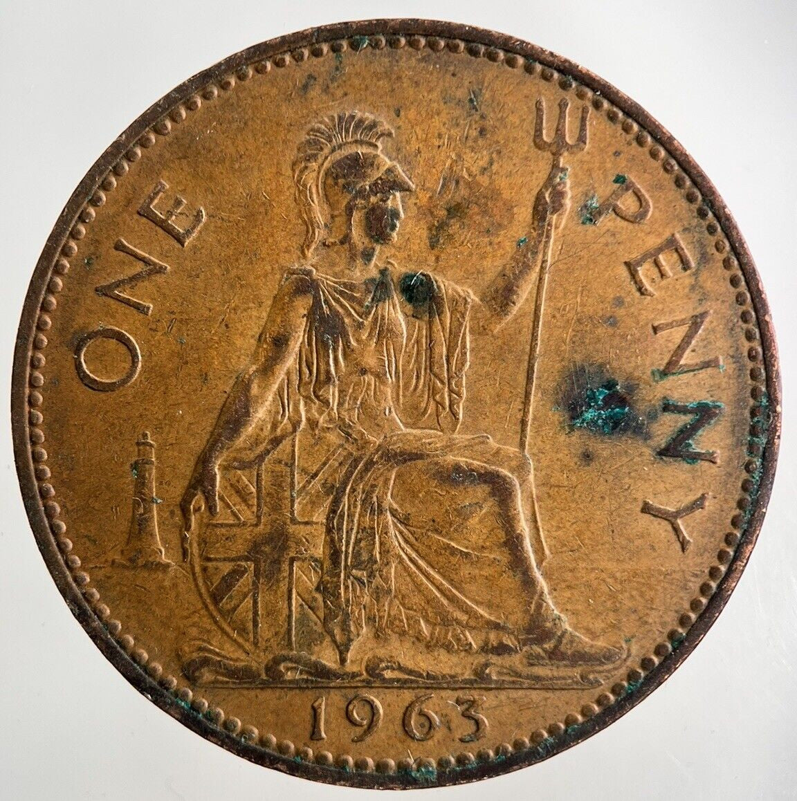 1963 Elizabeth II 2nd One Penny Coin | Fine Collectable Grade