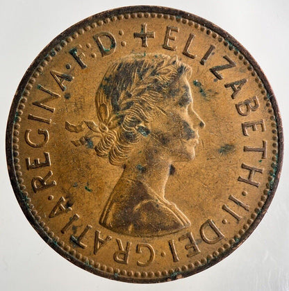 1963 Elizabeth II 2nd One Penny Coin | Fine Collectable Grade