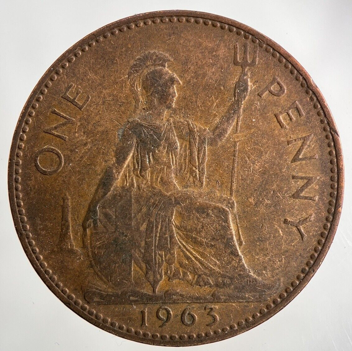1963 Elizabeth II 2nd One Penny Coin | Fine Collectable Grade