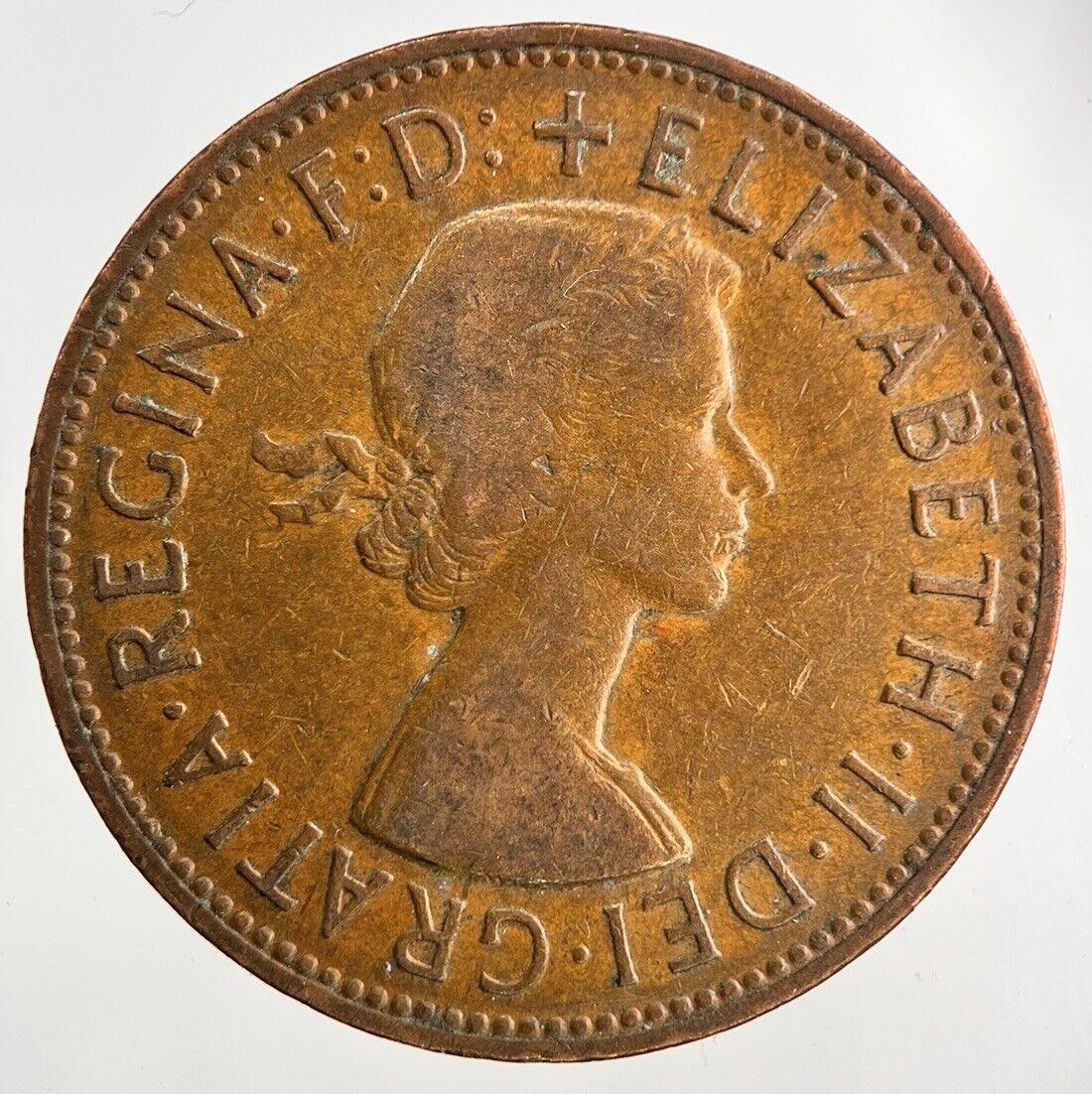 1963 Elizabeth II 2nd One Penny Coin | Collectable Grade