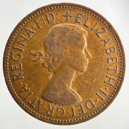 1963 Elizabeth II 2nd One Penny Coin | Collectable Grade