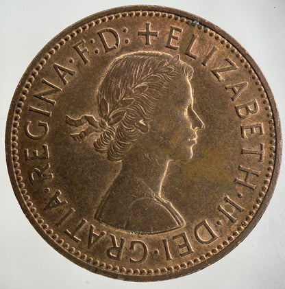 1963 Elizabeth II 2nd One Penny Coin | Very High Grade