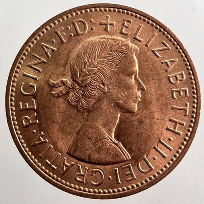 1963 Elizabeth II 2nd One Penny Coin | Very High Grade