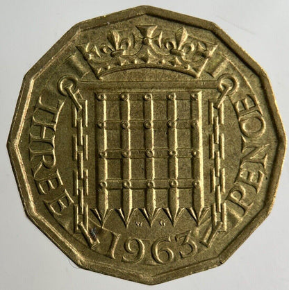 1963 Elizabeth II 2nd Threepence Coin | Very High Grade