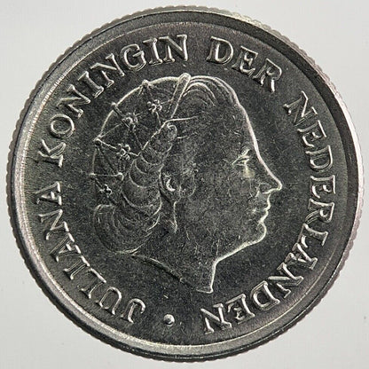 1963 Netherlands 10 Cents Coin | Very High Grade