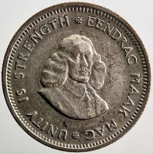 1963 South Africa 5 Cents Silver Coin | Fine Collectable Grade | a3630