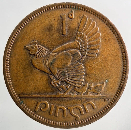 1963 Irish One Penny Coin | Fine Collectable Grade
