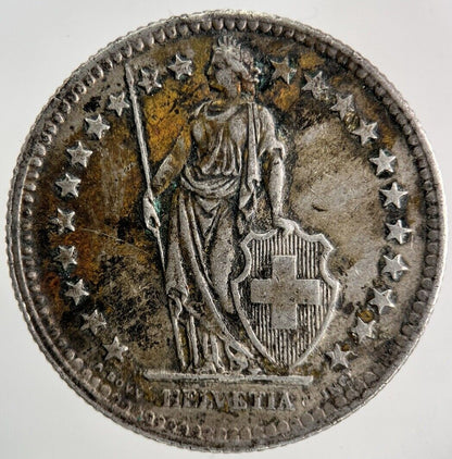 1963 Switzerland Swiss 2 Franc Silver Coin | Very High Grade