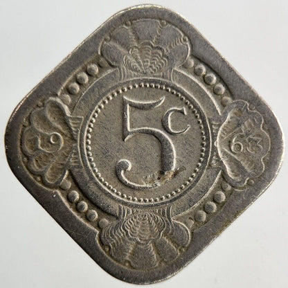 1963 Netherlands 5 Cents Coin | Fine Collectable Grade