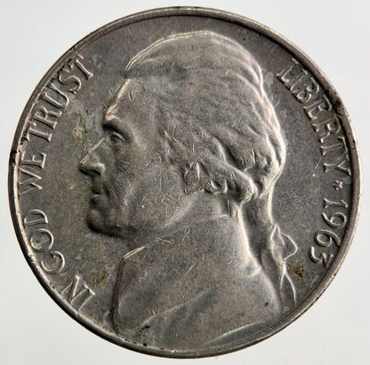 1963 US USA Nickel Coin | Fine Collectable Grade