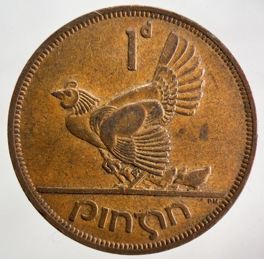 1963 Irish One Penny Coin | Very High Grade