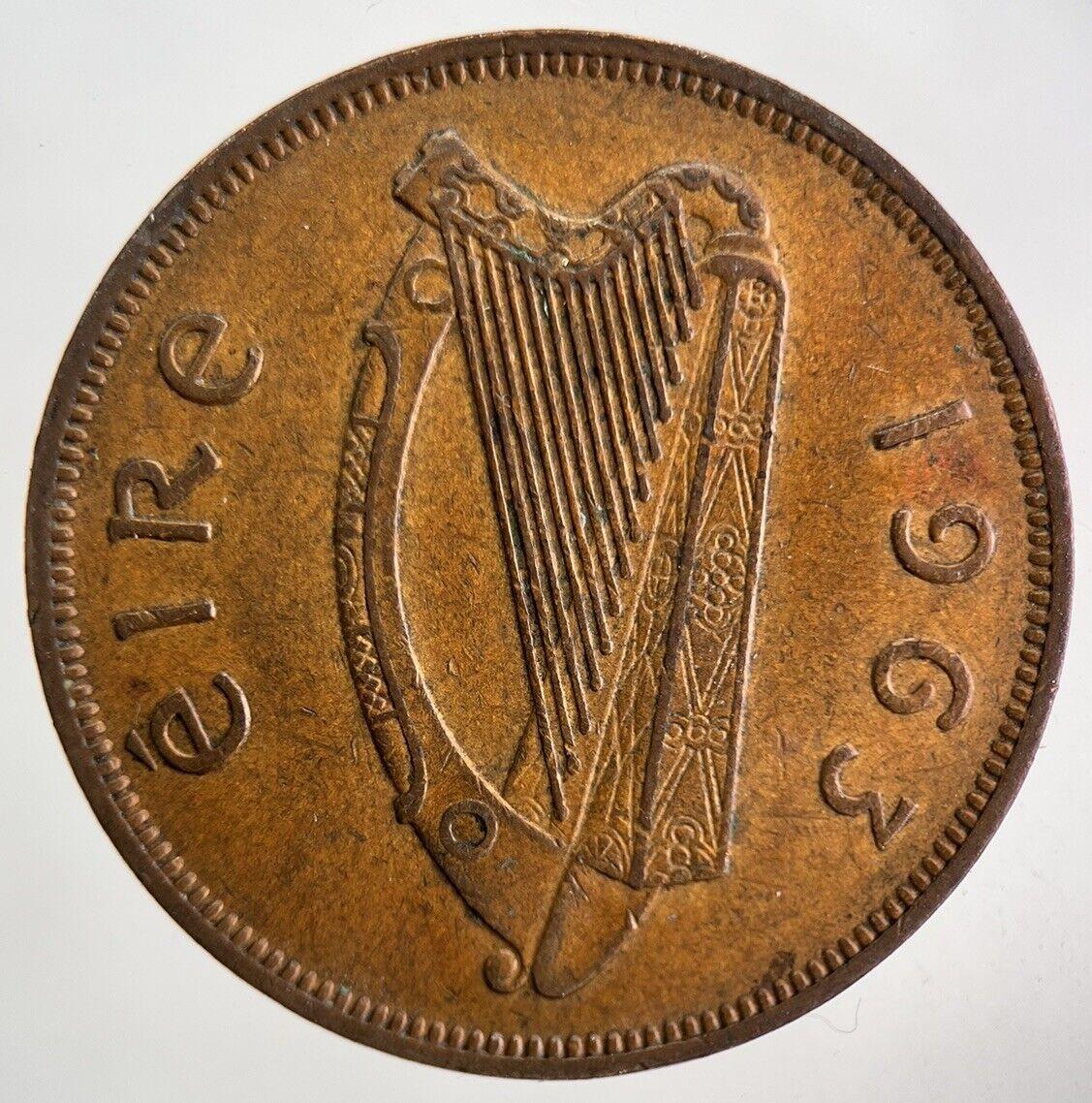 1963 Irish One Penny Coin | Very High Grade