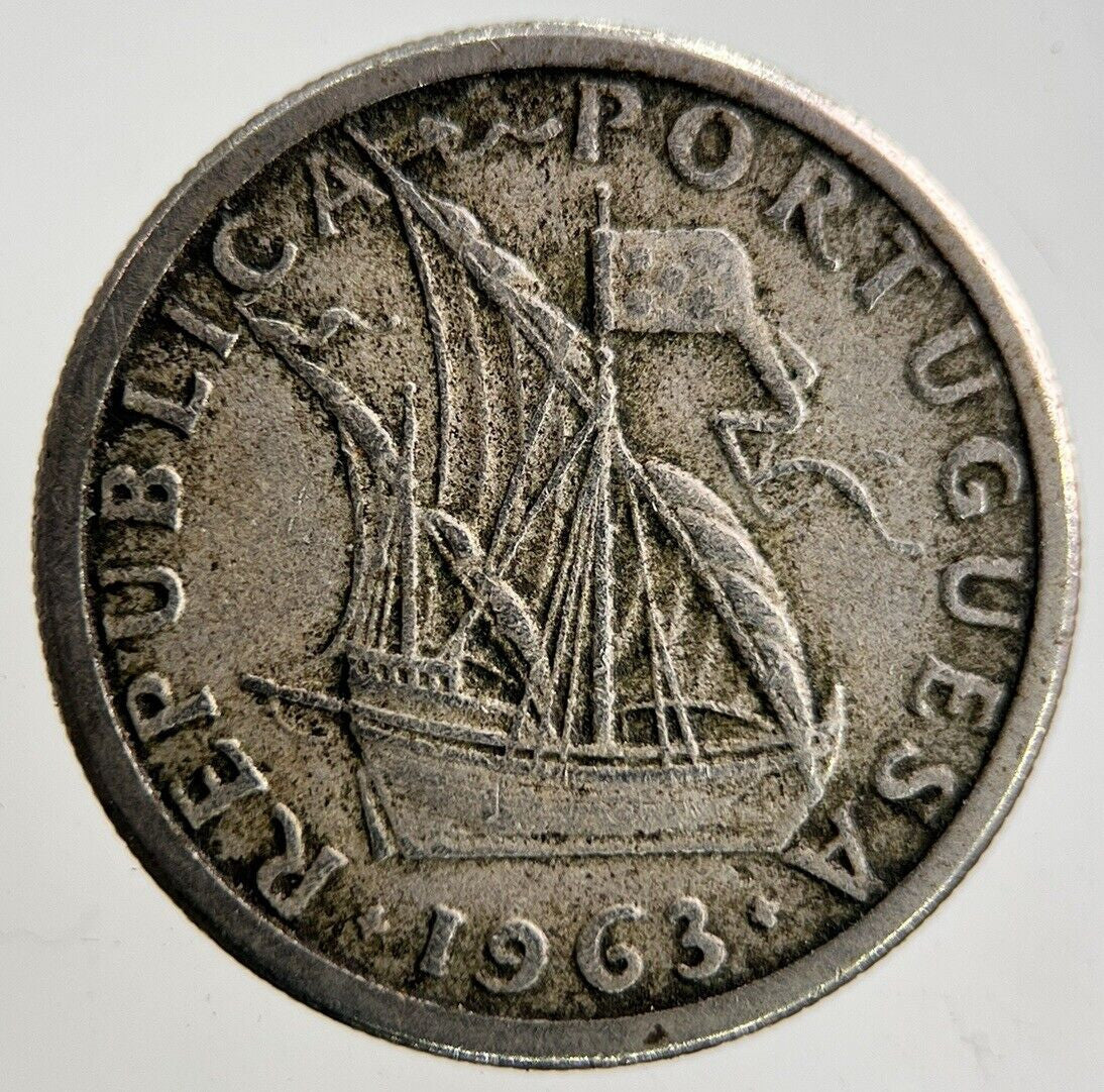 1963 Portugal 2.5 Escudos Coin | Fine Collectable Grade