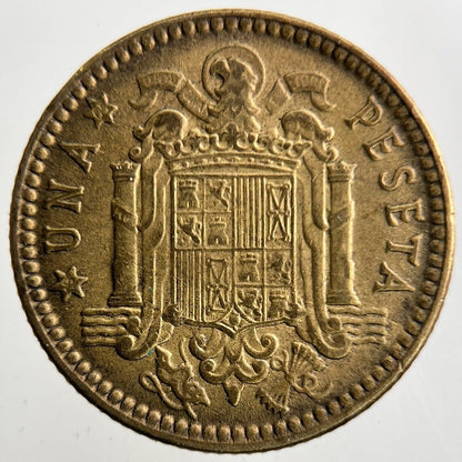 1963 Spain 1 Una Peseta Coin | Fine Collectable Grade