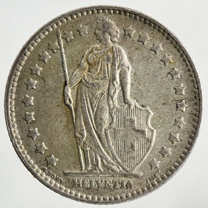 1963 Switzerland Swiss 1 Franc Silver Coin | Very High Grade