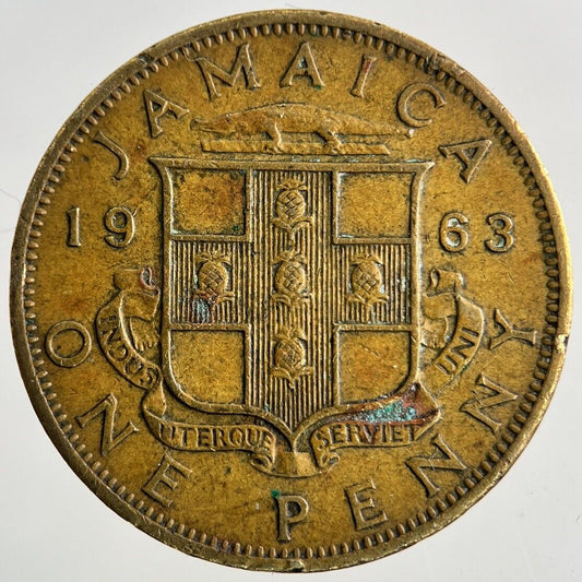 1963 Jamaica One Penny Coin | Fine Collectable Grade