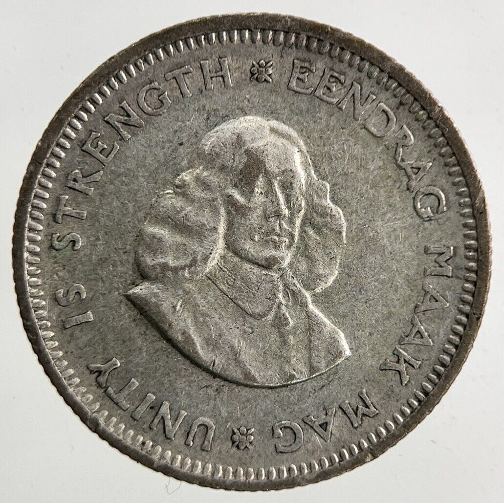 1963 South Africa Sixpence 5c 5 Cents Silver Coin | Very High Grade