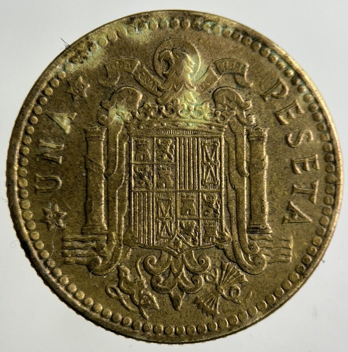 1963 Spain 1 Peseta Coin | Fine Collectable Grade