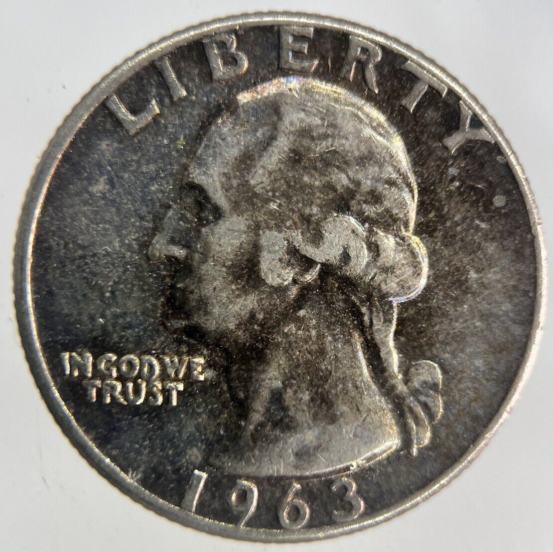 1963 US USA Quarter Silver Coin | Fine Collectable Grade