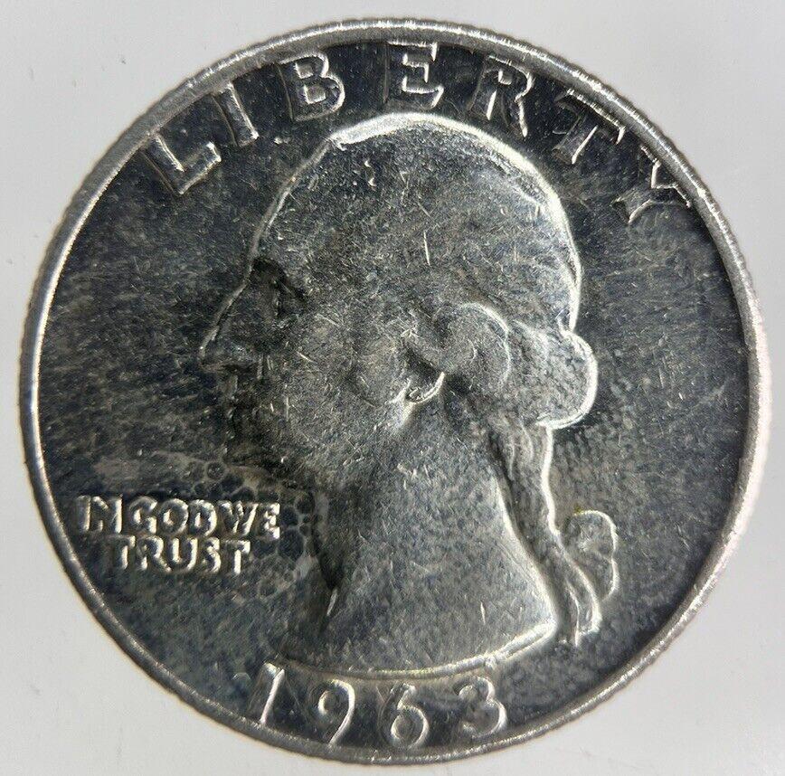 1963-D US USA Quarter Silver Coin | Fine Collectable Grade