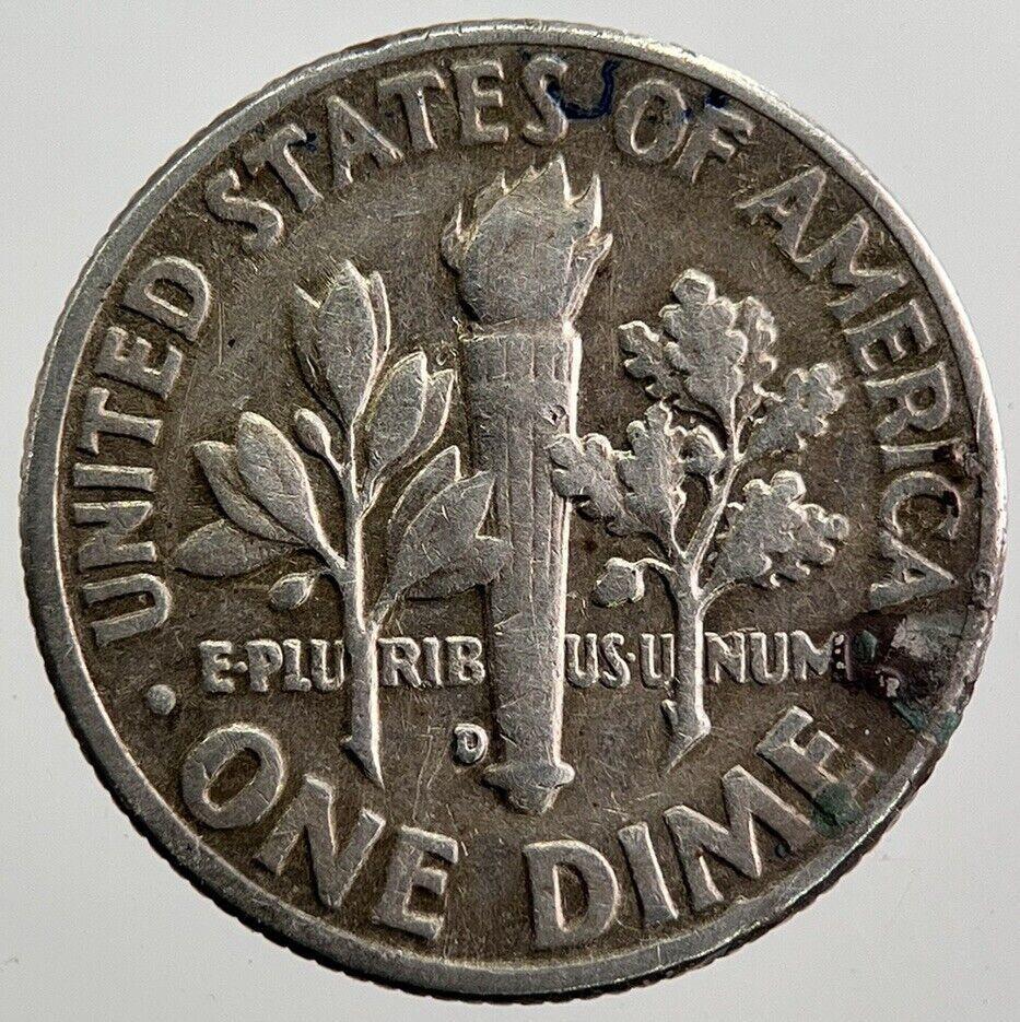 1963-D US USA Roosevelt Dime Silver Coin | Fine Collectable Grade | a7964