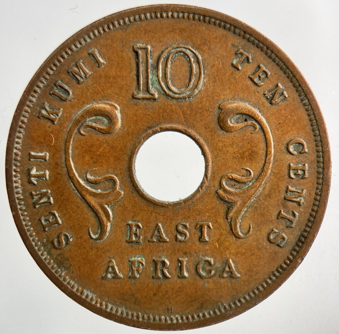 1964 East Africa 10 Cents Coin | Fine Collectable Grade