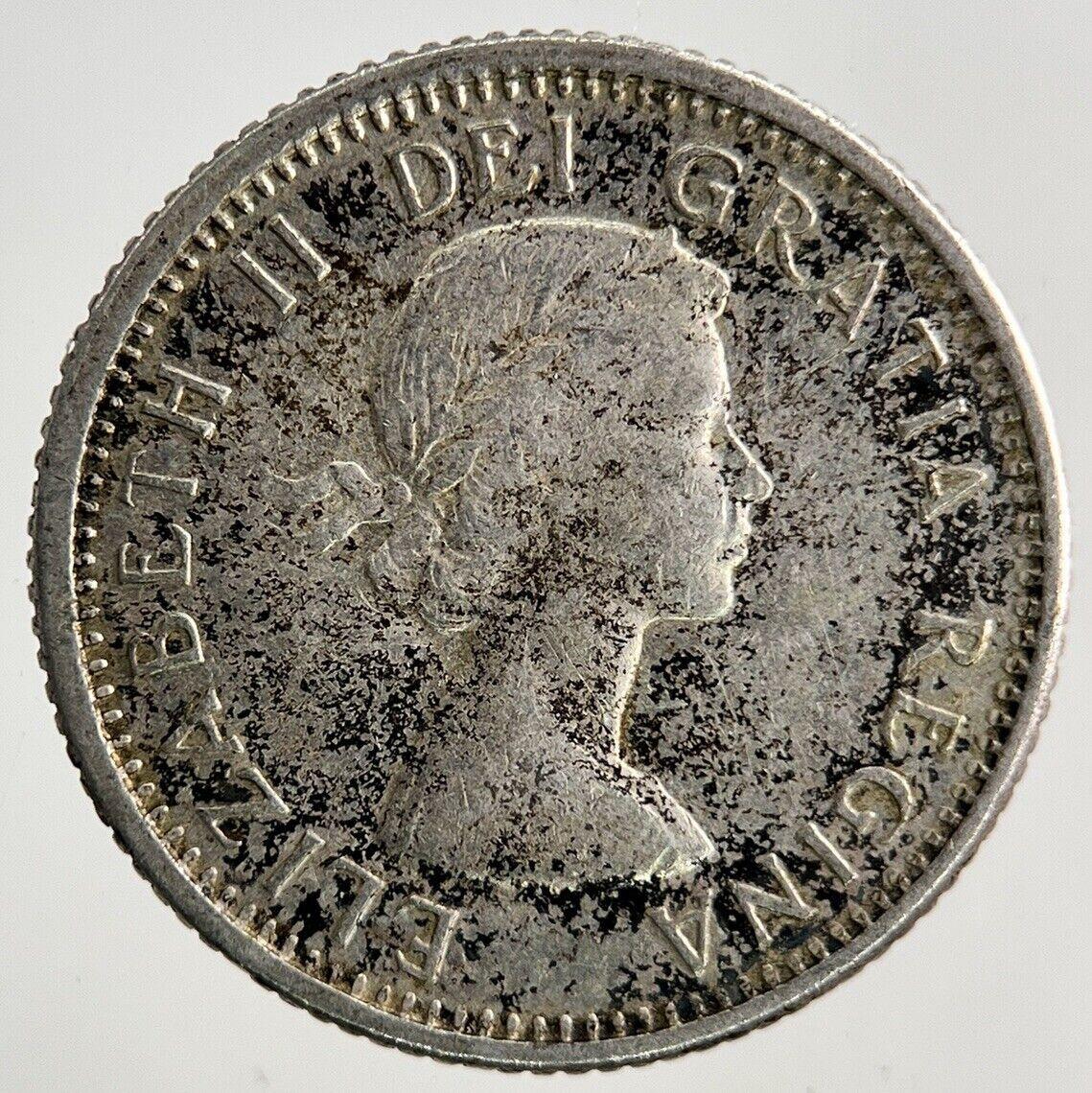 1964 Canada 10 Cents Silver Coin | Fine Collectable Grade