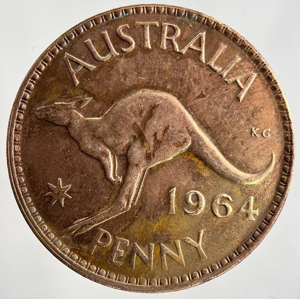 1964 Australia One Penny Coin | Fine Collectable Grade